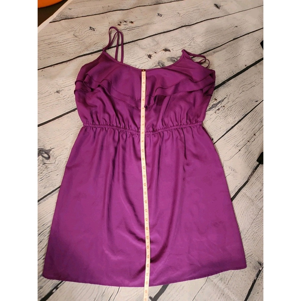 Forever 21 Purple Dress Short Sz L - Picture 7 of 8